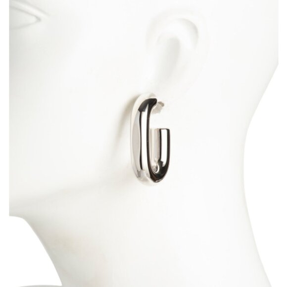 PACO RABANNE Made In Italy Xl Link Hoops - Picture 2 of 2